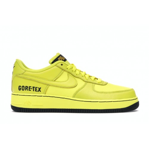 Кроссы Nike Air Force 1 Low Gore-Tex Dynamic Yellow - мужская сетка размеров