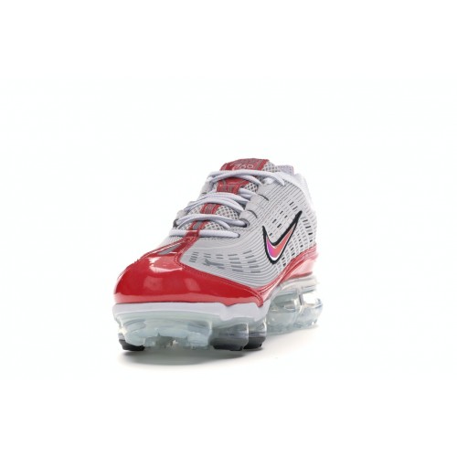 Кроссы Nike Air VaporMax 360 OG Grey Red - мужская сетка размеров