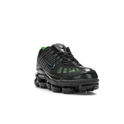 Кроссы Nike Air VaporMax 360 Black Green Strike Pink Blast - мужская сетка размеров