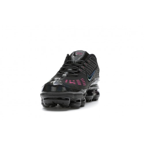 Кроссы Nike Air VaporMax 360 Black Green Strike Pink Blast - мужская сетка размеров