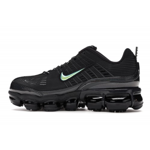 Кроссы Nike Air VaporMax 360 Black Metallic Silver (W) - женская сетка размеров