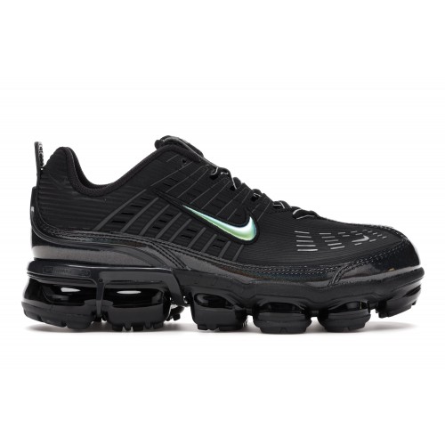 Кроссы Nike Air VaporMax 360 Black Metallic Silver (W) - женская сетка размеров