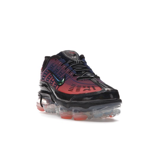 Кроссы Nike Air VaporMax 360 Blue Void Magic Ember (W) - женская сетка размеров