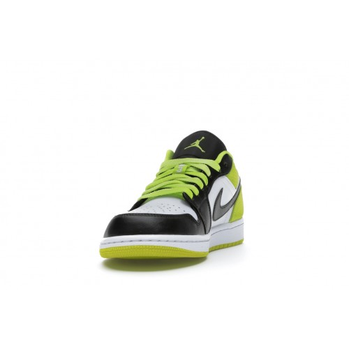Кроссы Jordan 1 Low Black Cyber - мужская сетка размеров