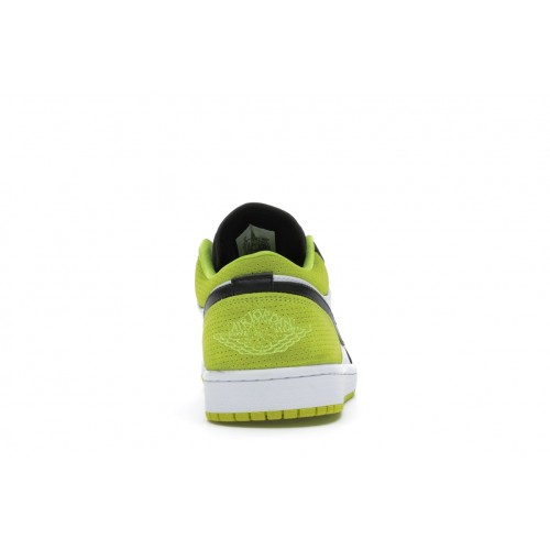 Кроссы Jordan 1 Low Black Cyber - мужская сетка размеров