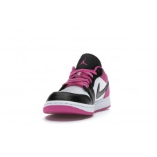 Jordan 1 Low Black Active Fuchsia