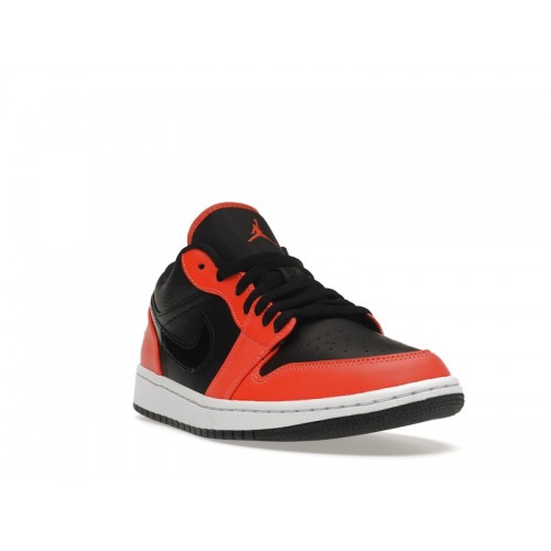 Air Jordan 1 Low SE Black Turf Orange - мужская сетка размеров