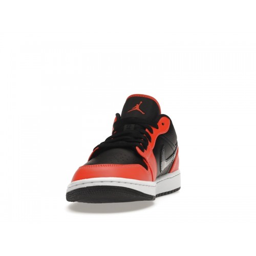 Air Jordan 1 Low SE Black Turf Orange - мужская сетка размеров