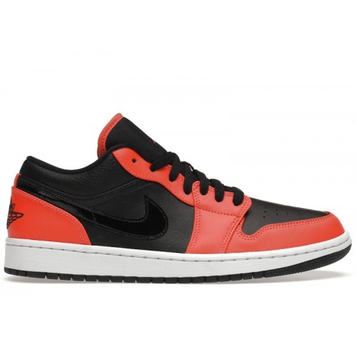 Air Jordan 1 Low SE Black Turf Orange - мужская сетка размеров