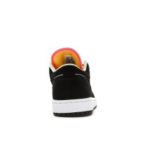 Jordan 1 Low Black Aurora Green Laser Orange