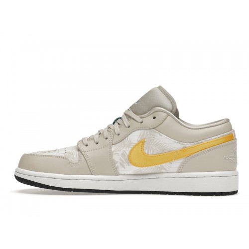 Кроссы Jordan 1 Low Palm Tree - мужская сетка размеров