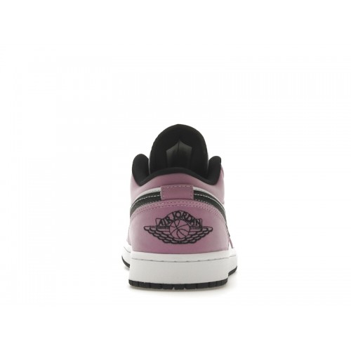 Кроссы Jordan 1 Low SE Violet Shock White Black - мужская сетка размеров