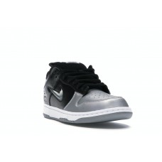 Кроссовки Nike SB Dunk Low Supreme Jewel Swoosh Silver