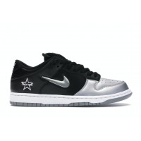 Кроссовки Nike SB Dunk Low Supreme Jewel Swoosh Silver