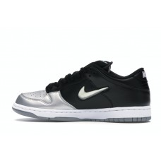 Кроссовки Nike SB Dunk Low Supreme Jewel Swoosh Silver