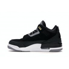 Jordan 3 Retro Tinker Black Cement Gold