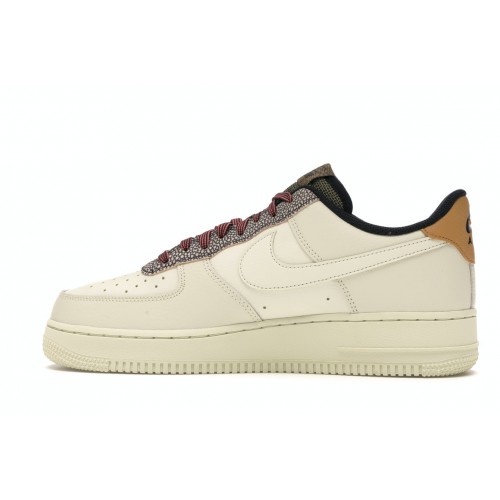 Кроссы Nike Air Force 1 Low Fossil - мужская сетка размеров