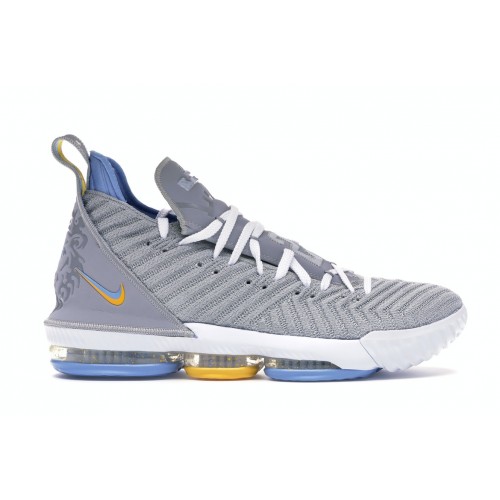 Кроссы Nike LeBron 16 MPLS Lakers - мужская сетка размеров