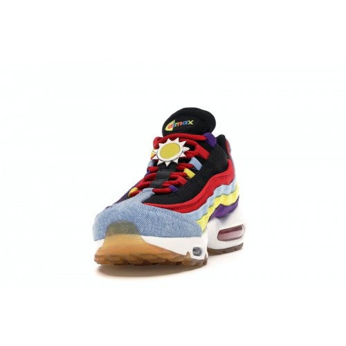 Кроссы Nike Air Max 95 SP Multicolor - мужская сетка размеров