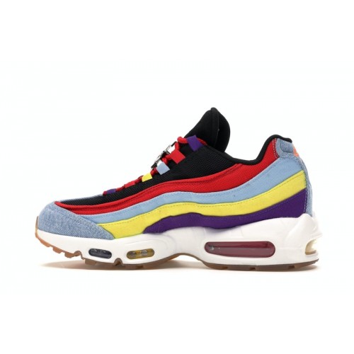 Кроссы Nike Air Max 95 SP Multicolor - мужская сетка размеров