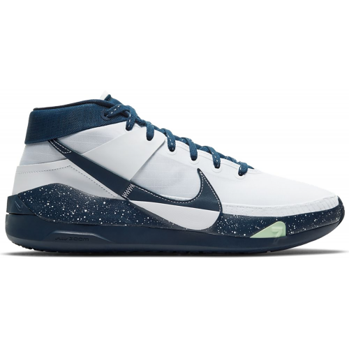 Кроссы Nike KD 13 Team White Navy - мужская сетка размеров