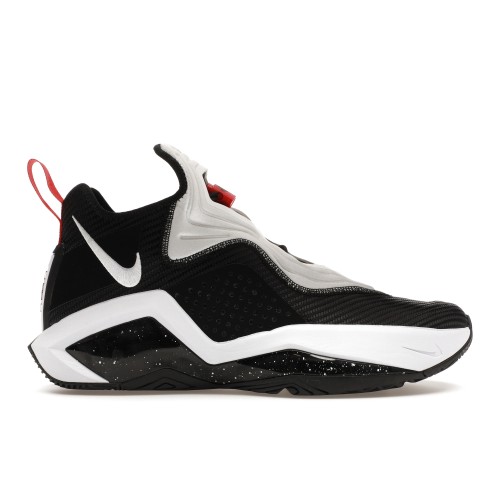 Кроссы Nike LeBron Soldier 14 Black White - мужская сетка размеров