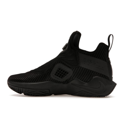 Кроссы Nike LeBron Soldier 14 Black Metallic Grey - мужская сетка размеров