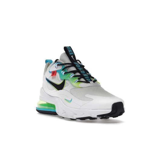 Кроссы Nike Air Max 270 React Worldwide Pack White - мужская сетка размеров