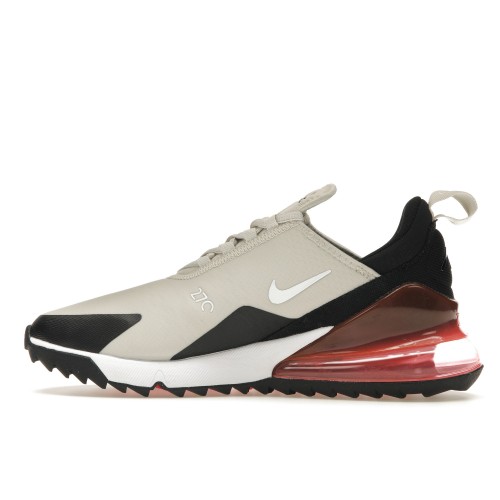 Кроссы Nike Air Max 270 Golf Light Bone Hot Punch - мужская сетка размеров