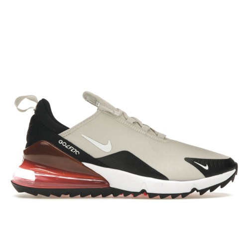 Кроссы Nike Air Max 270 Golf Light Bone Hot Punch - мужская сетка размеров