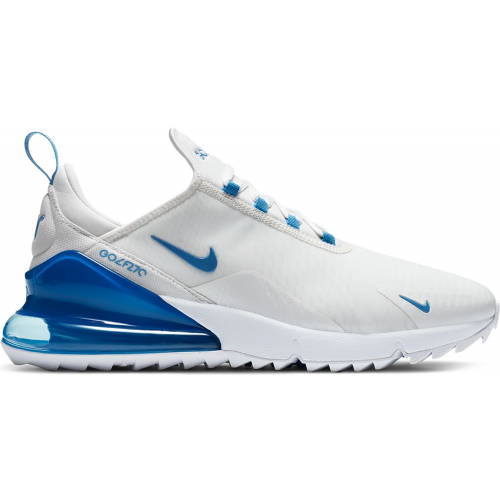 Кроссы Nike Air Max 270 Golf White University Blue - мужская сетка размеров