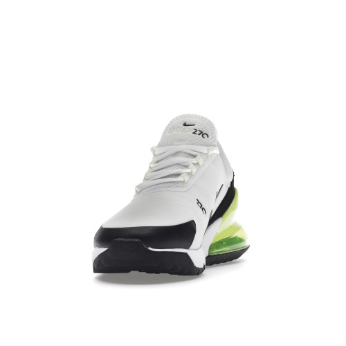 Кроссы Nike Air Max 270 Golf White Black Volt - мужская сетка размеров