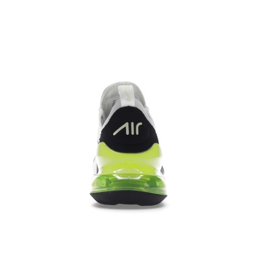 Кроссы Nike Air Max 270 Golf White Black Volt - мужская сетка размеров