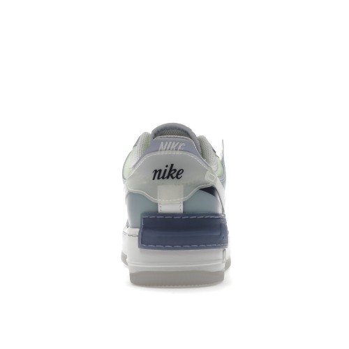 Кроссы Nike Air Force 1 Low Shadow Ghost World Indigo (W) - женская сетка размеров