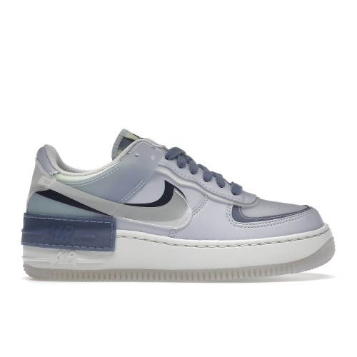 Кроссы Nike Air Force 1 Low Shadow Ghost World Indigo (W) - женская сетка размеров
