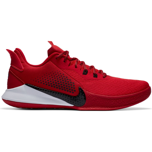 Кроссы Nike Mamba Fury University Red (Team) - мужская сетка размеров