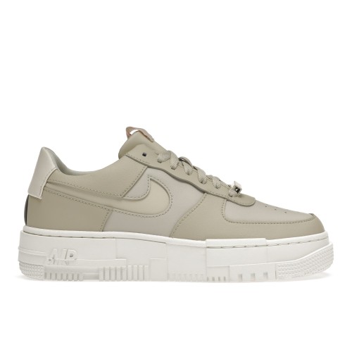 Кроссы Nike Air Force 1 Low Pixel Stone Bone Summit White (W) - женская сетка размеров