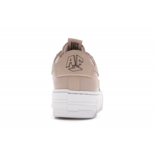 Кроссы Nike Air Force 1 Low Pixel Particle Beige (W) - женская сетка размеров