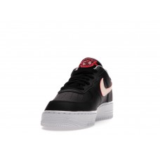Кроссовки Nike Air Force 1 Low 07 LV8 Worldwide Pack Black Flash Crimson