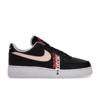 Кроссовки Nike Air Force 1 Low 07 LV8 Worldwide Pack Black Flash Crimson