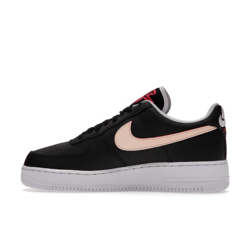 Кроссы Nike Air Force 1 Low 07 LV8 Worldwide Pack Black Flash Crimson - мужская сетка размеров