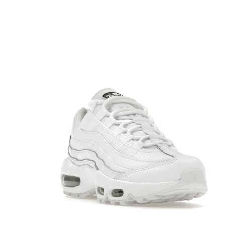 Кроссы Nike Air Max 95 Essential White Black (W) - женская сетка размеров