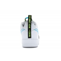 Кроссовки Nike Air Force 1 Low Worldwide White Blue Fury Volt