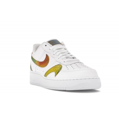 Кроссы Nike Air Force 1 Low Misplaced Swooshes White Multi - мужская сетка размеров