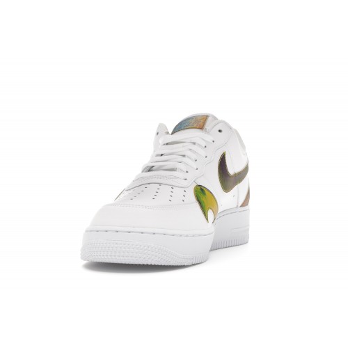 Кроссы Nike Air Force 1 Low Misplaced Swooshes White Multi - мужская сетка размеров