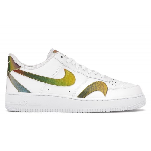 Кроссы Nike Air Force 1 Low Misplaced Swooshes White Multi - мужская сетка размеров