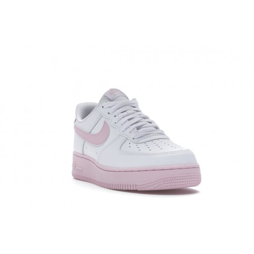 Кроссы Nike Air Force 1 Low White Pink Foam - мужская сетка размеров