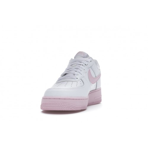 Кроссы Nike Air Force 1 Low White Pink Foam - мужская сетка размеров