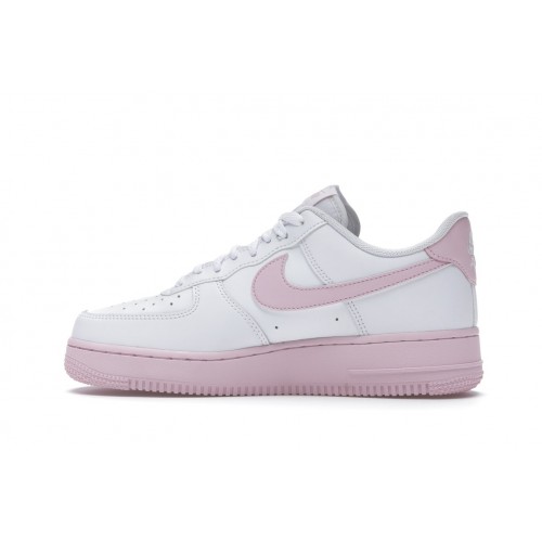 Кроссы Nike Air Force 1 Low White Pink Foam - мужская сетка размеров