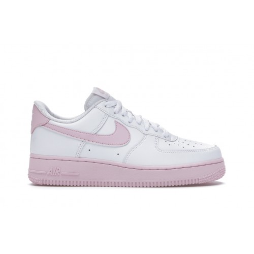 Кроссы Nike Air Force 1 Low White Pink Foam - мужская сетка размеров